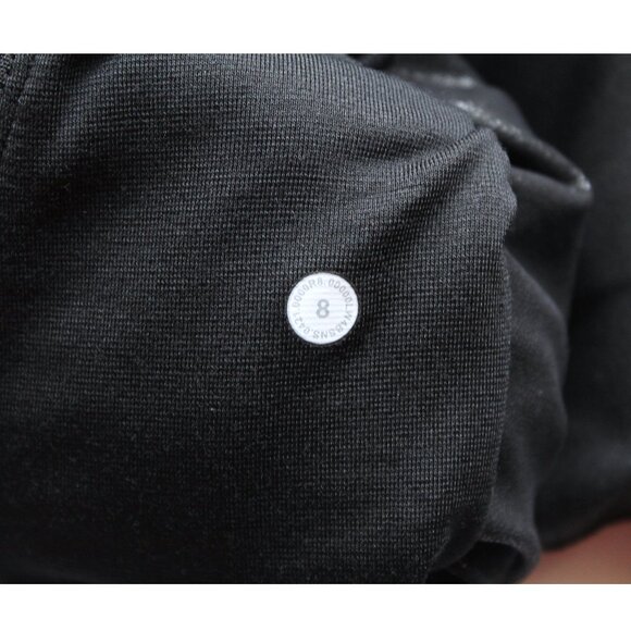 Lululemon Hooded Define Jacket Shine / Size 8 / Black Nulu Special Shimmer - Picture 10 of 10